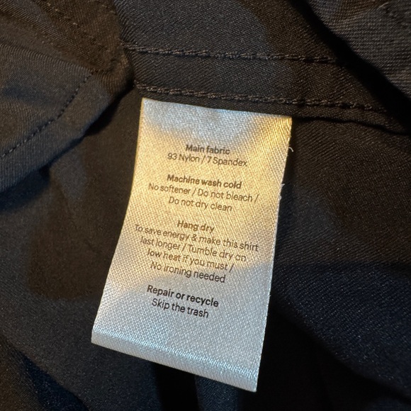Poncho Black The Bandera Short Sleeve Fishing Shirt XXL 2XL Outdoor Lightweight - Picture 5 of 8